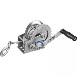 Лебедка ручная барабанная Зубр Профессионал 43113-0.5_z01 тяговая, тросовая, 0,5т, 8м