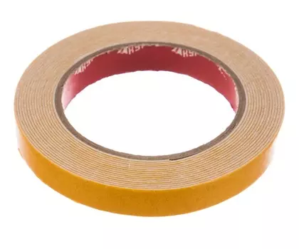 Лента Курс 11783 монтажная клейкая, на вспененной основе, белая, 15 мм х 5 м