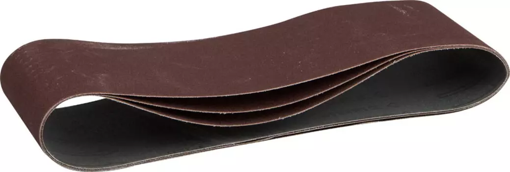 Лента шлифовальная для ЛШМ Зубр Мастер 35543-180 100х610мм, P180, 3 шт