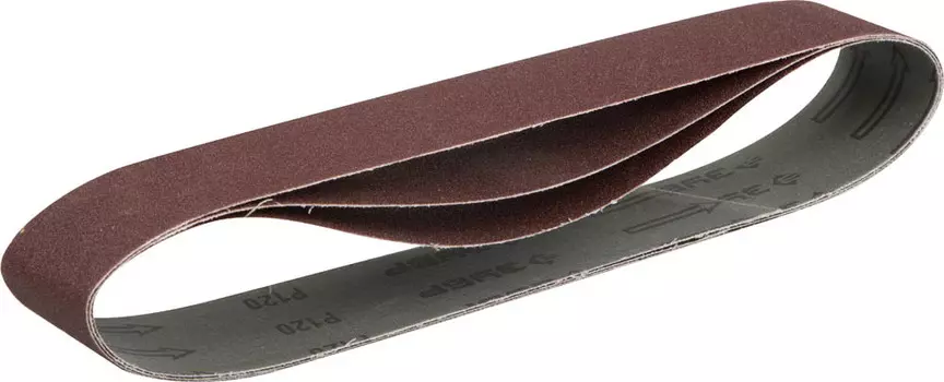 Лента шлифовальная Зубр Мастер 35546-120 50х686мм, P120, 3 шт, для точила ЗТШМ-150/686