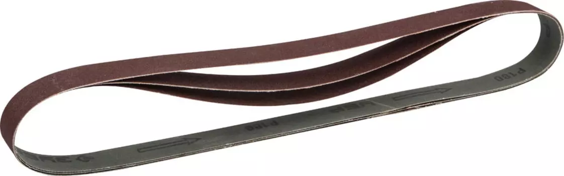 Лента шлифовальная Зубр Мастер 35547-180 25х762мм, P180, 3 шт, для станка ЗШС-330