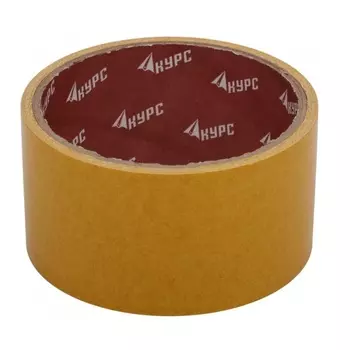 Лента-скотч Курс 11806 клейкая, двусторонняя, 48 мм х 5 м