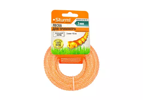 Леска для триммера Sturm!