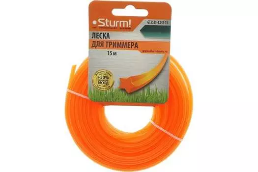 Леска для триммера Sturm!
