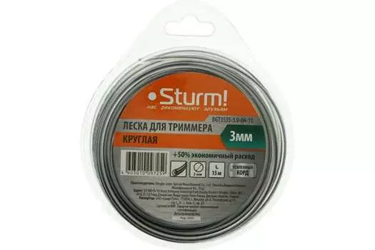 Леска для триммера Sturm!