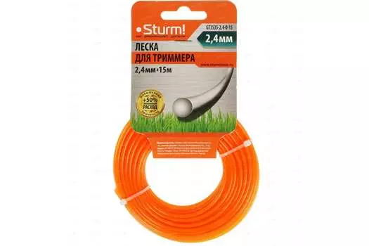 Леска для триммера Sturm!