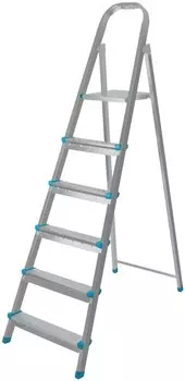Лестница-стремянка Курс 65328 стальная, 6 ступеней, вес 6,4 кг