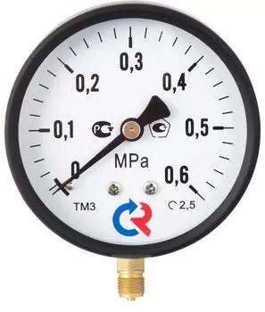 Манометр Росма D 63 мм, 6 бар, М12х1,5 НР радиальный