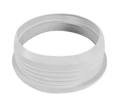 Манжета резиновая переходная на чугун Симтек D123х110 мм, для канализации, белая