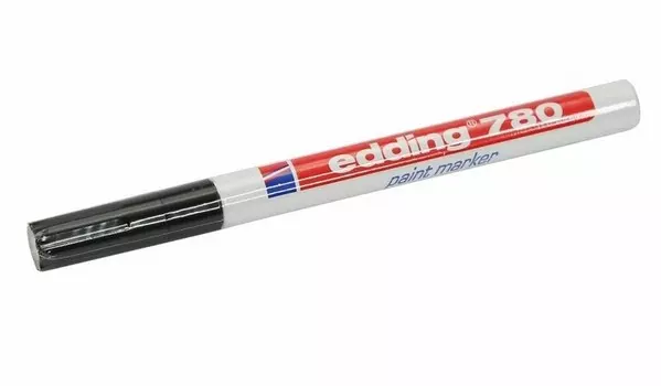 Маркер Edding-780 09-3990 эмаль 0.8 мм (для рисунка печатных плат) чёрный