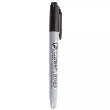 Маркер перманентный Crown «Multi Marker Slim» 08-8201 2 мм, черный, пулевидный