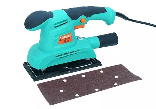 Машинка шлифовальная Sturm OS8025 плоская вибрационная 250Вт 12000об/мин 90х187мм подключ. Пылесоса