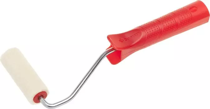 Мини-валик Зубр "Велюр" Эксперт 03536-07 100% шерсть, ворс 4 мм,d=15/70 мм