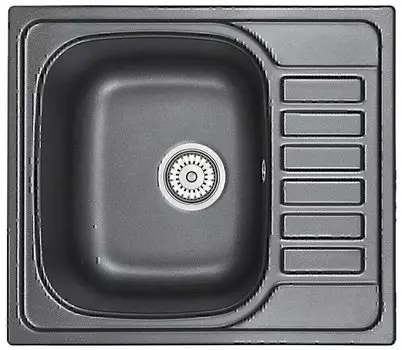 Мойка 575х495 гранит, шварц