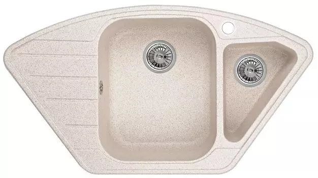 Мойка 890х490 гранит, пирит