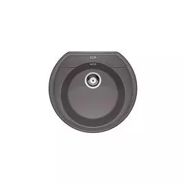 Мойка Rondo Val 45 518915 круглая 535x490 керамогранит, темная скала