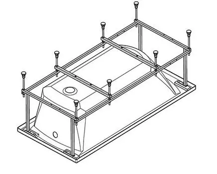 Монтажный комплект для ванны SANTEK