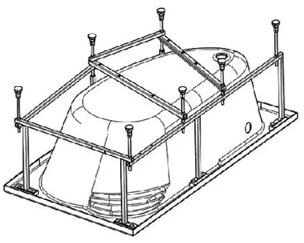 Монтажный комплект для ванны SANTEK