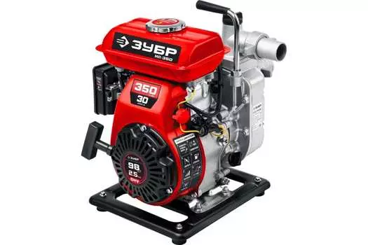 Мотопомпа Зубр МП-350 бензиновая 350 л/мин.