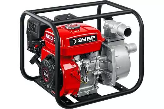 Мотопомпа Зубр МП-600 бензиновая 600 л/мин.