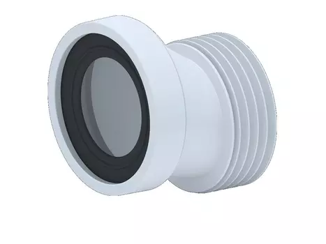 Муфта Ани-пласт W0220 эксцентрик D110, для унитаза, жесткий, смещение 20 мм