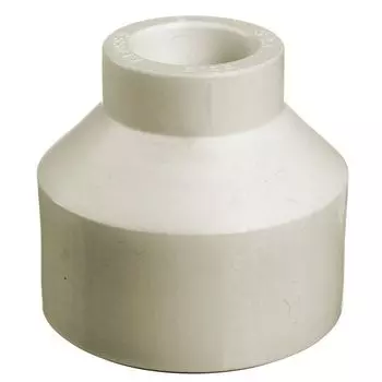 Муфта переходная полипропиленовая Кросс 90-75 мм В-Н, белая
