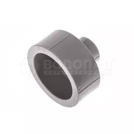 Муфта полипропилен 63-25мм переходная, серая