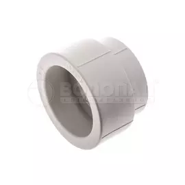 Муфта полипропилен 90-75мм переходная, серая