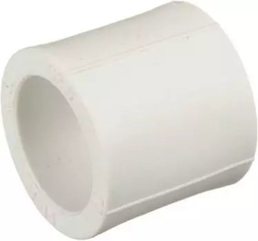 Муфта полипропиленовая Кросс 20 мм, белая