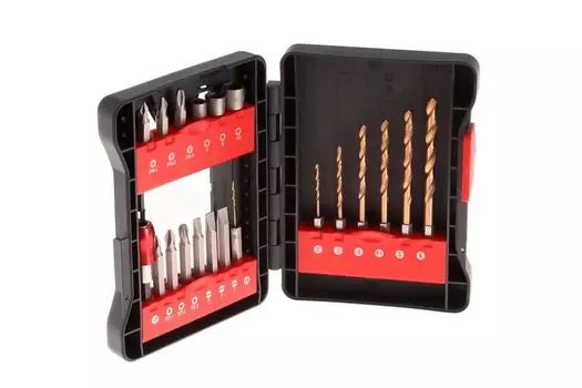 Набор бит, торцевых головок и сверл HAMMER