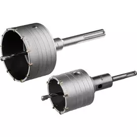 Набор коронок по бетону с оснасткой Зубр 29185-H2-2 d = 68, 100 мм