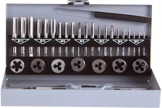 Набор метчиков и плашек BIBER