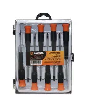 Набор отверток Вихрь 73/6/2/12 для точных работ НОТ 8
