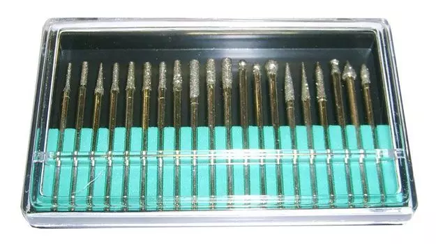 Набор шарошек с алмазным напылением SKRAB