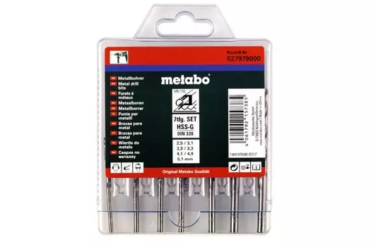 Набор сверел METABO