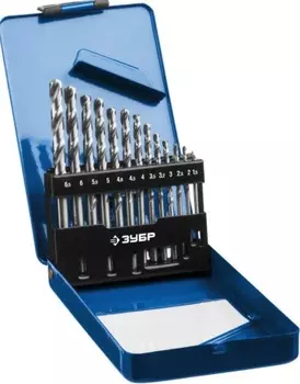 Набор сверл по металлу Зубр ПРОФ-А 29625-H13 13шт(1.5-6.5мм)