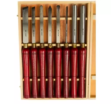 Набор токарных резцов по дереву Энкор 10430, 8 шт