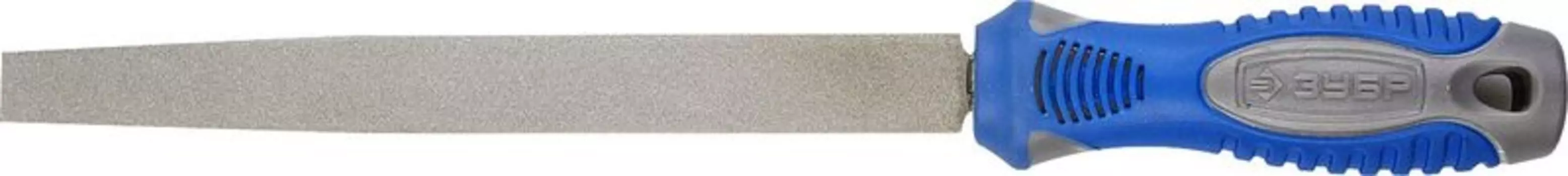 Напильник Зубр Эксперт 33390-200-400 с алмазным напылением, плоский, P 400, 200мм