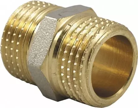 Ниппель Гейзер 44255 с канавкой 1"