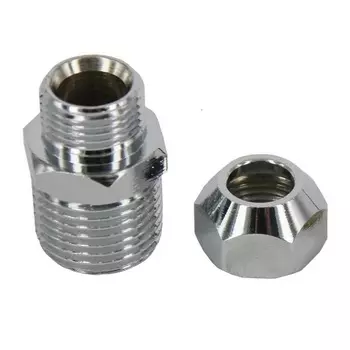 Ниппель никель 1/2"х3/8" НР с цангой