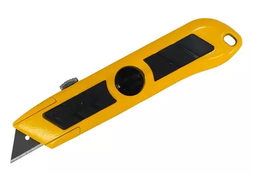 Нож Энкор 9676 со сменным лезвием трапеция металический корпус