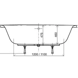 Ножки для ванны RAVAK