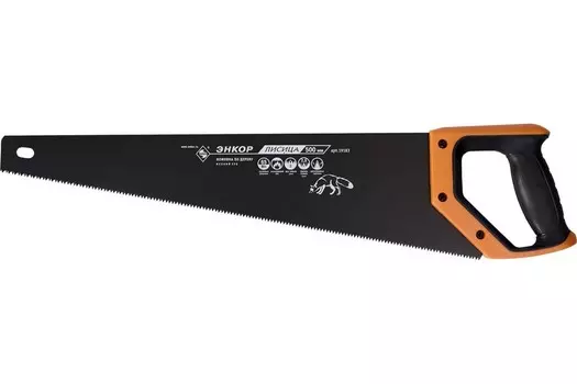 Ножовка Энкор Лисица 19183 500 мм с закаленным зубом