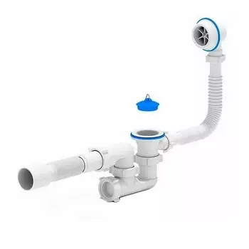 Обвязка д/ванны Ани-пласт Варяг С6255 регулируемый 1.1/2"*40 мм c выпуском, с гофрой на 50 мм