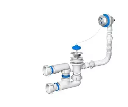 Обвязка для ванны Ани-Пласт E250 1.1/2"х40мм , с выпуском и переливом