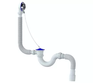 Обвязка для ванны Юникорн ИС.110380 прямоточная 1 1/2"х40