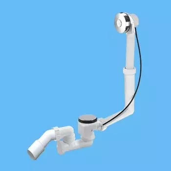 Обвязка для ванны McAlpine MRB13CB1SR 1.1/2"х40/50мм с жестким переливом