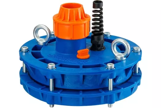 Оголовок скважины Джилекс 6301 ОСП-110-133/32 D32 (обжим 32мм), пластик, фиксатор кабеля, карабин для троса