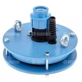 Оголовок скважины ОС-127-140мм D32 Джилекс чугун, фиксатор кабеля, карабин для троса