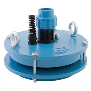 Оголовок скважины Джилекс ОС-140-160/32 D32 (обжим 32мм). чугун. фиксатор кабеля. карабин для троса